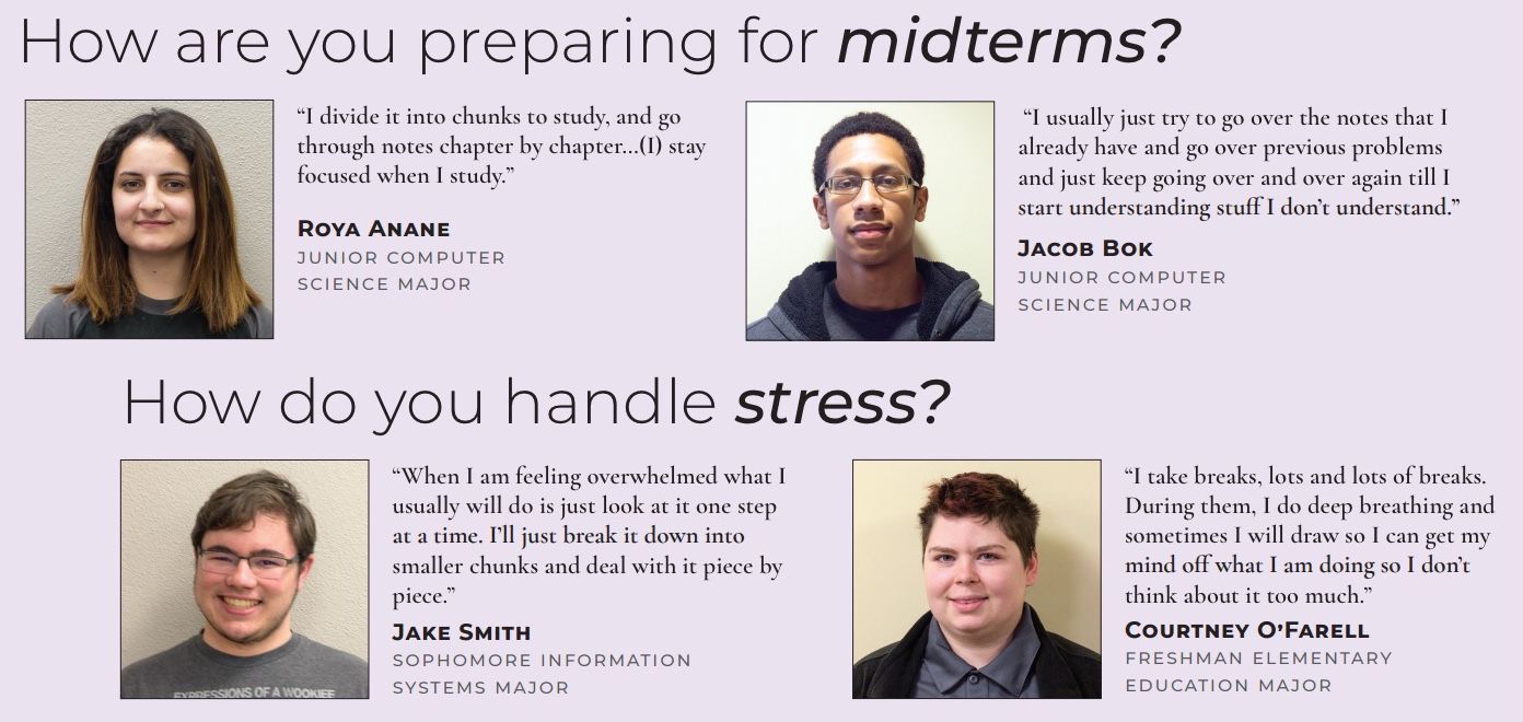 How are you preparing for midterms? How do you handle stress?